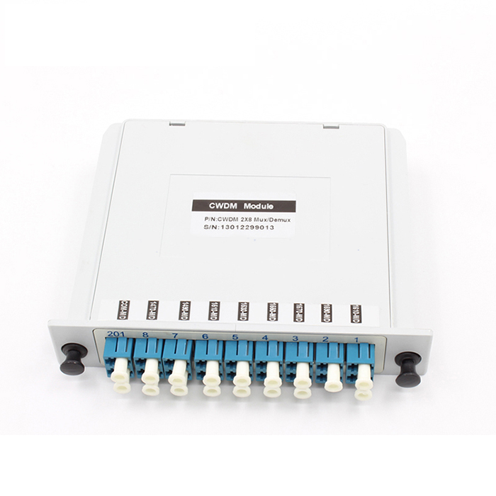 Insert Type Coarse Wavelength Division Multiplexer MUX/DEMUX 8 Channel CWDM